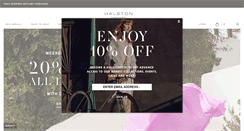 Desktop Screenshot of halston.com